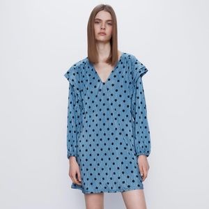 Zara polka dot dress